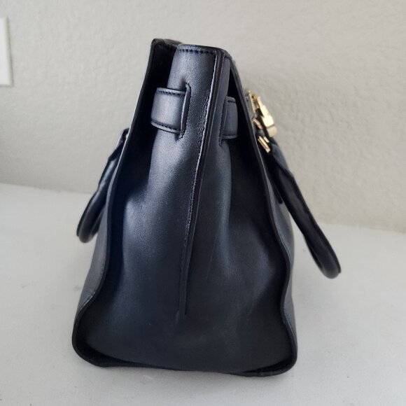 Michael Kors Black Leather 2 Way Shoulder Black/Handbag - Picture 4 of 12